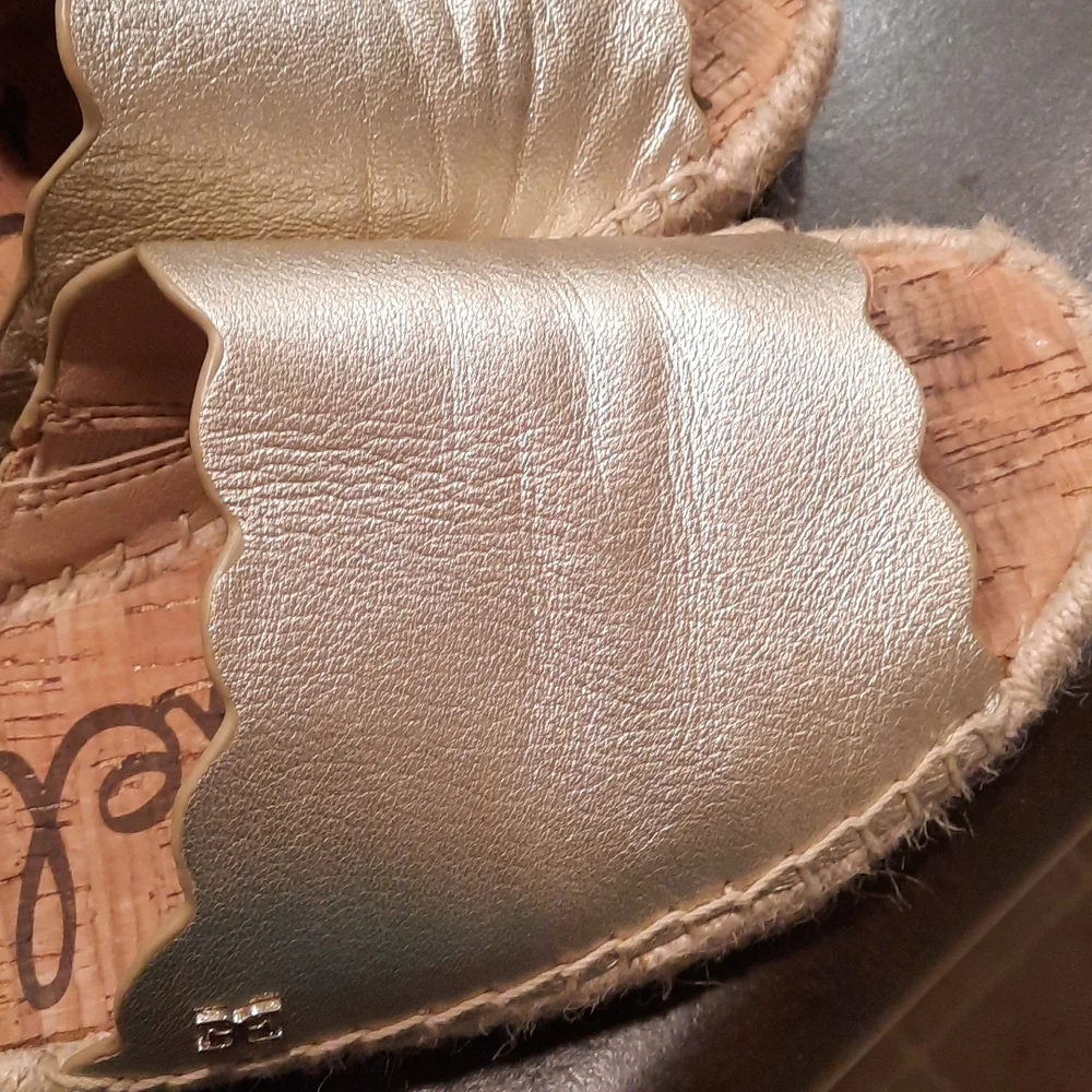 Sam Edelman Gold Sandals